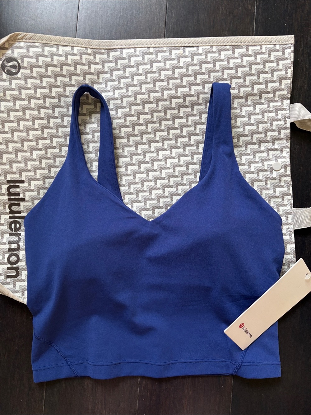 LULULEMON ALIGN TANK IN CERULEAN BLUE SZ 6 NWT